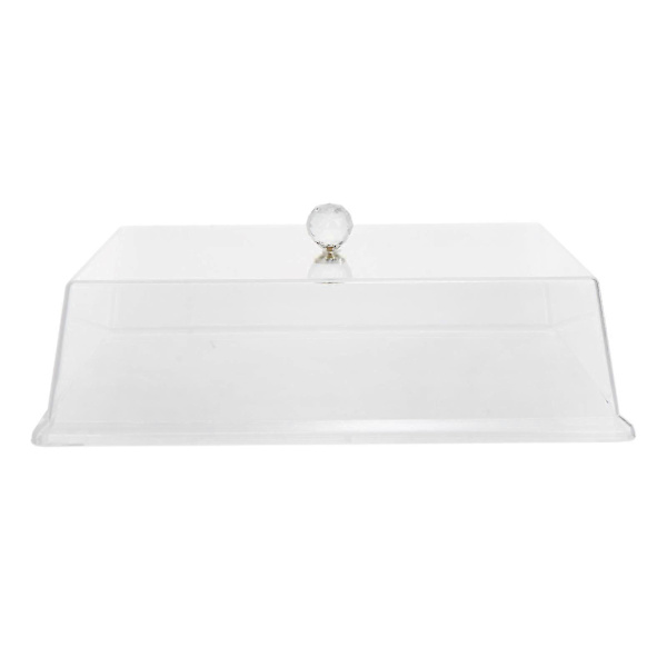Rektangulär Tårtkupa Mat Skydd Material Hem Användning 34X24X10.5CM 1Set