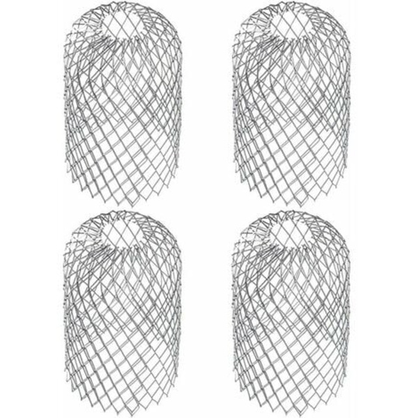 Stykker Tagrender Filtre, Tagrender Filtre, Tagrender Skærm, Bladstopper, Bladvagt, Tagrender Dæksel, Rustfrit Stål, 6,69 x 3,15 Tommer