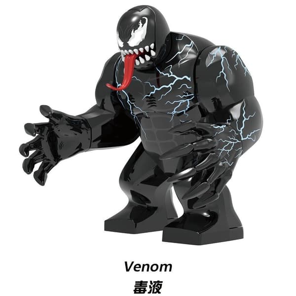 VENOM LARGE, 7,5 cm, Brugerdefineret Minifigur Byggeklods Julegave 1911