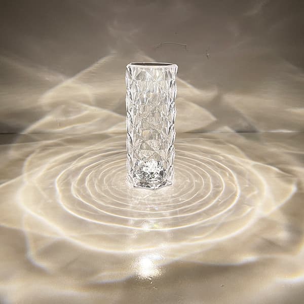 Krystal Diamant Bordlampe, 16 Farver USB Opladning Touch Lampe Vær