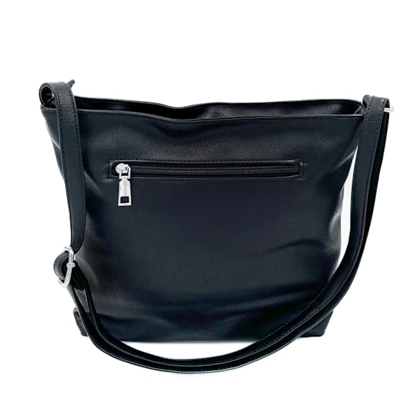 Axelremsväska, konstläder Black Black