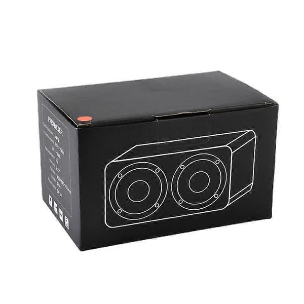 Deqi W5 bluetooth-högtalare - Trämaterial Dubbla horn Handsfree-samtalsfunktion