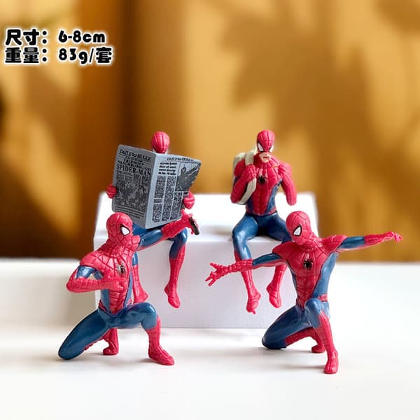 Spider-Man Dagligdag Figurer – Samlermodeller, Dukker og Bilpynt Transparent bag packaging
