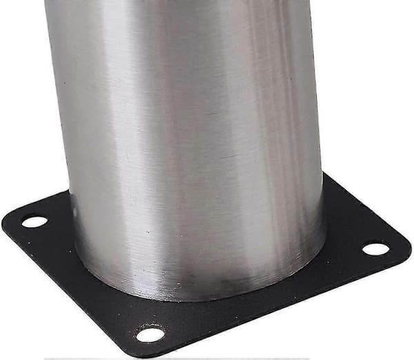Justerbara rostfria fötter för kök, runda möbelben, 4-pack