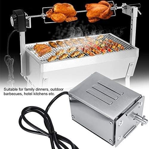 BBQ Grill Motor, 50-70KGF Rustfrit Stål Elektrisk Grillmotor (EU Stik 220V)