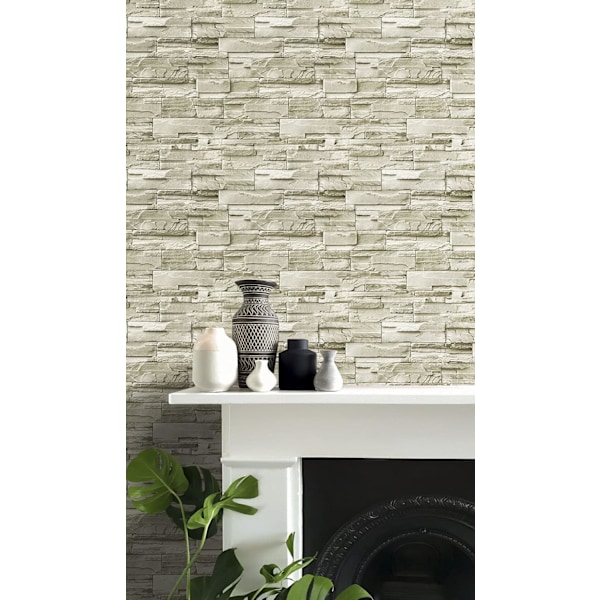 3D Veggdekor 3D Tapet Soverom Stue Mural Rull Moderne Falsk Murstein Stein Veggbakgrunn