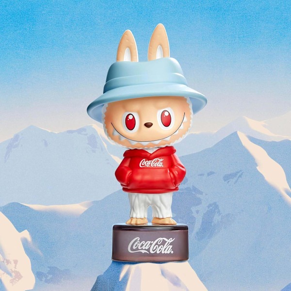 The Monsters Spännande Macaron Plyschdockor Figur Leksaker Blind Boxes Autentiska POPMART The Monsters Labubu Coca-Cola Plysch 1 Blind Box Figur Lek