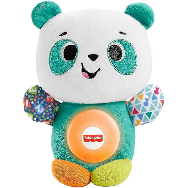 Lysende Panda Musik Plyslegetøj Børnegave 28cm