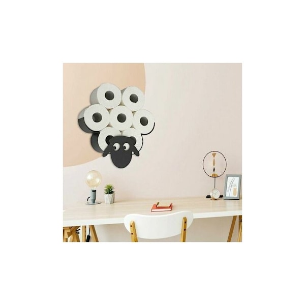 Soveværelse, toiletpapirholder, køkken, badeværelsestilbehør, får