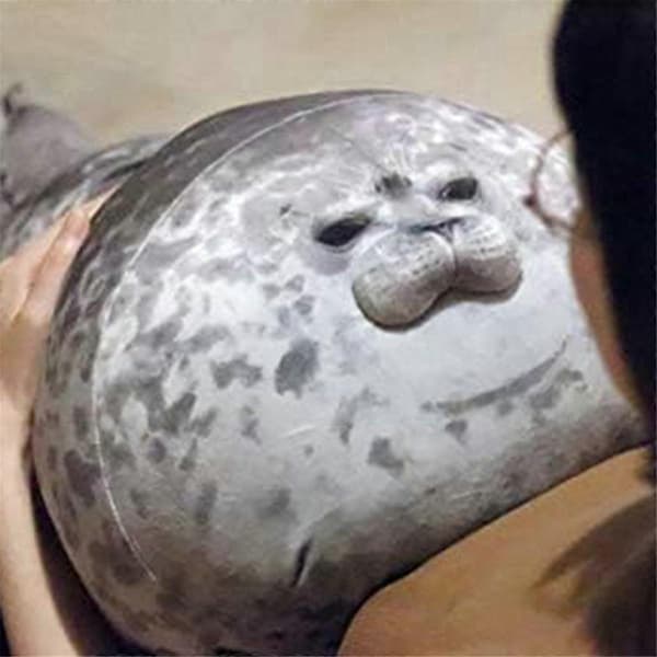 Chubby Blob Selpute, utstoppet bomulls plysjdyrleke