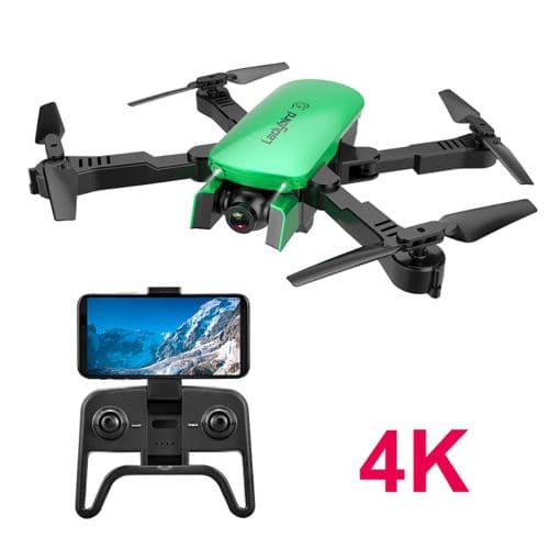 2.4GHz 4CH Attitydhållning 4K WIFI Optisk flöde Dubbel kamera R