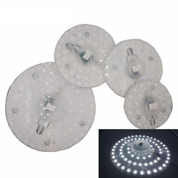Rund LED-panel taklampe (24W varm hvit)