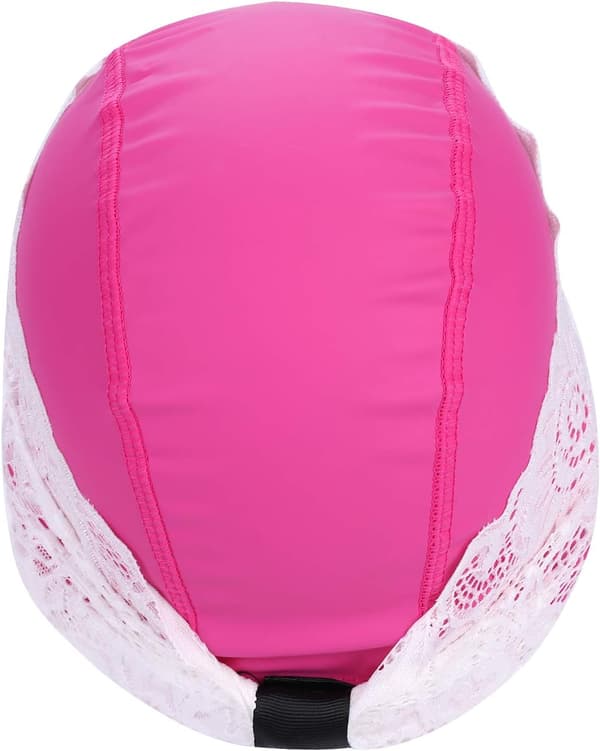 Vanntett badehette for kvinner holder jenters hår tørt silikon sklisikker elastisk komfortabel elegant badehette wrap