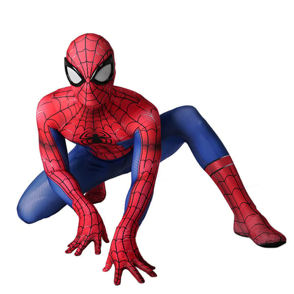 Elastisk Spandex Superhelt Bodysuit for Cosplay og Halloween, Helkropps Kostyme Jumpsuit for Menn og Gutter Kids S