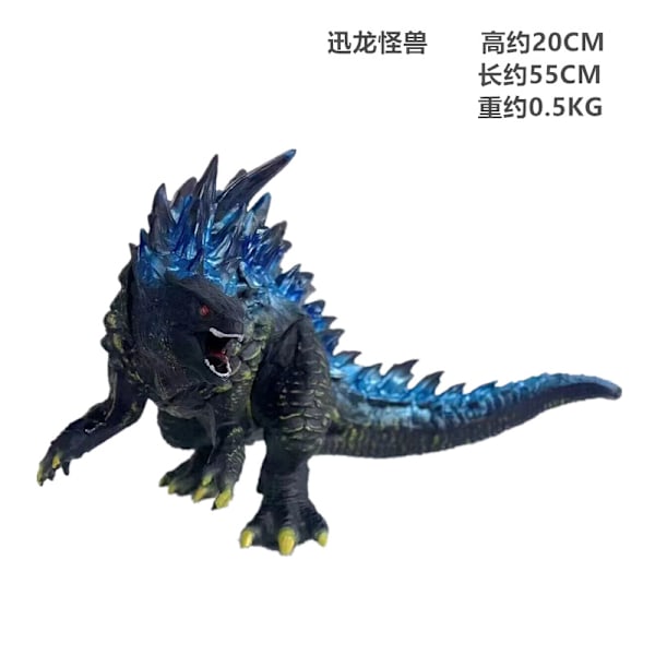 Pacific Rim Wanderer Docka Vit Orm Hat Lingbei Sköldpadda Lie Huvud Mecha Monster Docka Modell Ornament Pacific Rim - Velociraptor
