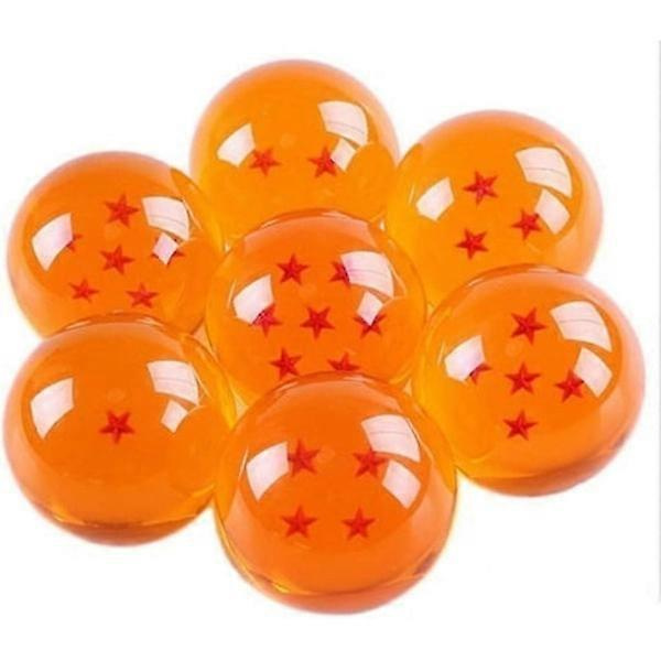 Samlarobjekt Medium Kristallglas Stjärnbollar Dragon Ball 35MM Diameter