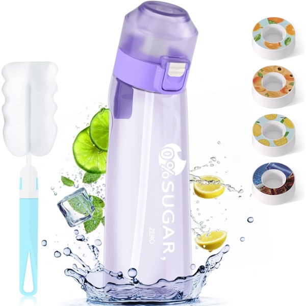 AirUp Vattenflaska 650ML Sport Air Water Up Flaska Startset, BPA-fri 0 Sockervattenflaska för gym och utomhus
