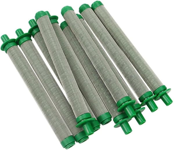 10-pakning 304 rustfritt stål Airless sprøytepistolfiltre Maskintilbehør