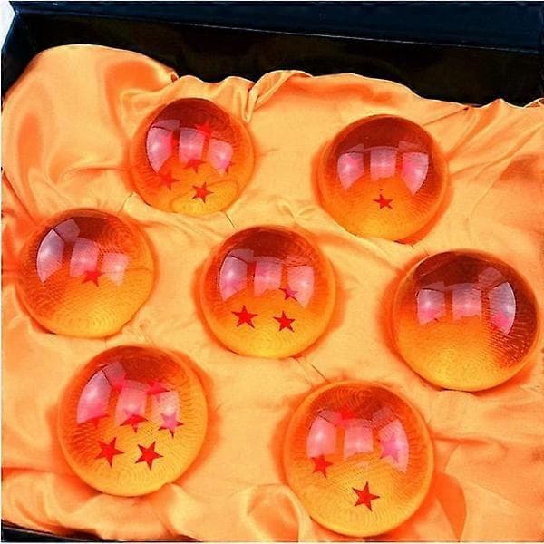 Samlerobjekt Medium Krystalglas Stjerne Kugler Dragon Ball 35MM Diameter