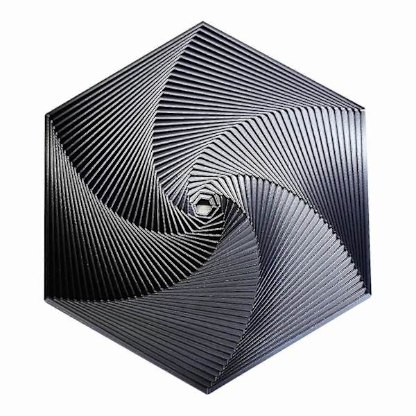 Fraktaler Fidgets Hexagoner Spiraler Sensorisk Leksak Rolig 3D-Printad Stressreducerande Leksak för Vuxna Barn[YATOY]