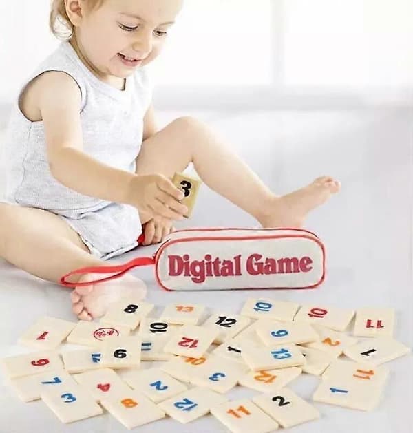 Rummikub Spill Rummikub Brettspill for 2 til 4 spillere Sett med pose