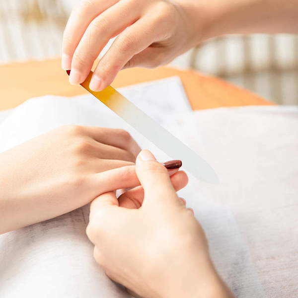 6 st glasnagelfilar manikyr nagelvård fingernagelfil nagel