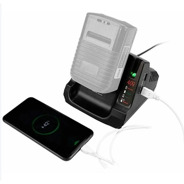 Passer Black & Decker LCS36 36V/40V batterilader, litium