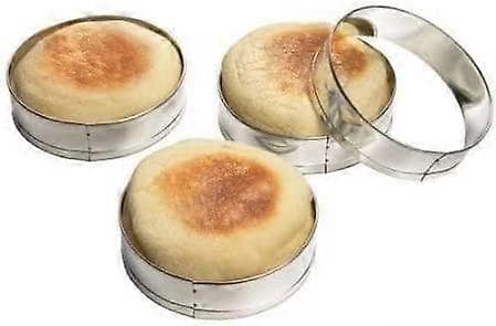 4-pak engelsk muffinsring, kakerings, pannekakerings