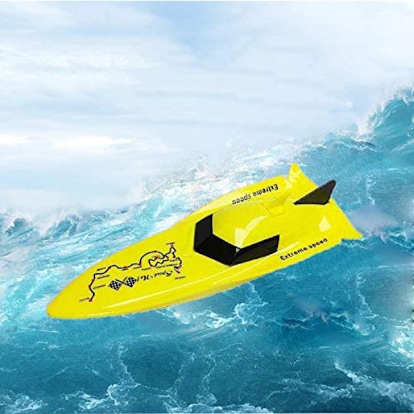 Leksaker Gränsöverskridande Ny Fjärrkontrollbåt Simulation Mini Speedboat Vatten Simning Sommarleksak Fyrkanalig Elektrisk Båtmodell