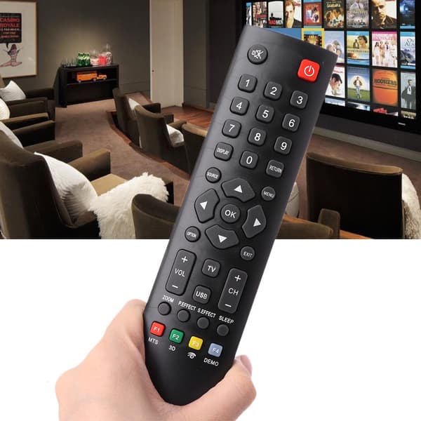 Sort Universal Fjernkontroll for TCL RC3000E01 RC3000E02 08-RC3000E-RM201AA TLC-925 RC200