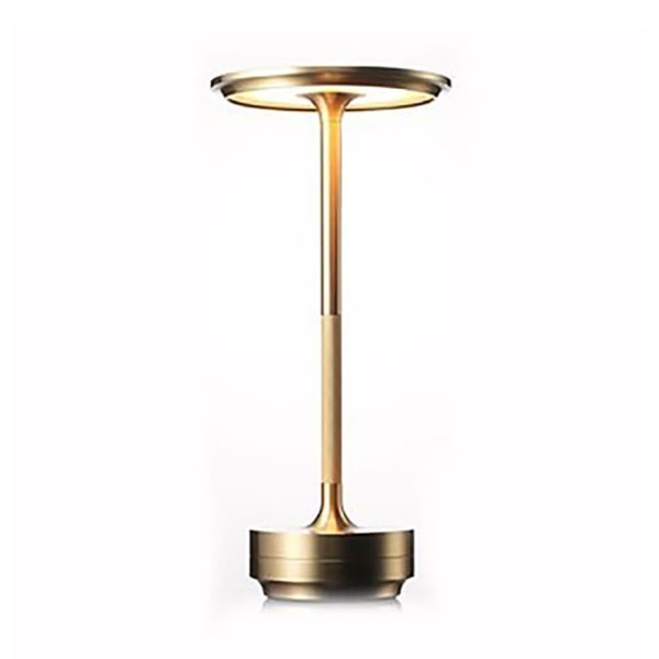Sladdlös bordslampa Dimbar Metall Uppladdningsbar Guld