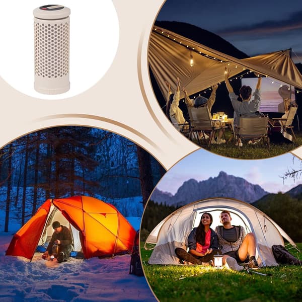 Teleskopisk Campinglampe, LED Lanterner til Strømafbrydelser, 2600 mAh, Genopladelig