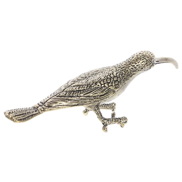 1 stk. Simuleringsmodell av langnebbkolibri, dekorasjon, skrivebordsornament, bronse