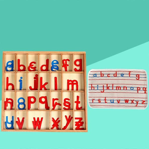 Barn Bokstavkort Puslespill Matchende Spill Læringsleker Bord Hjernespill