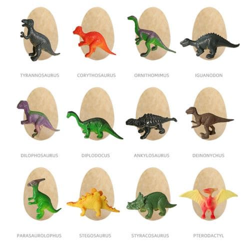 Dinosaurieleksaker Dino Ägg Barnpresentkit Öppna 12 Un