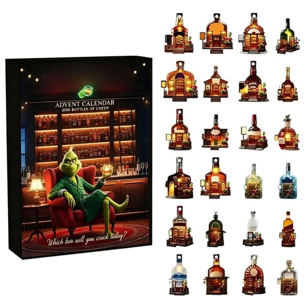 Halloween Adventskalender 2D Akryl Samlerlegetøj Nedtælling Samlerobjekt Legetøj E Collectible Toy E 26*18*3CM