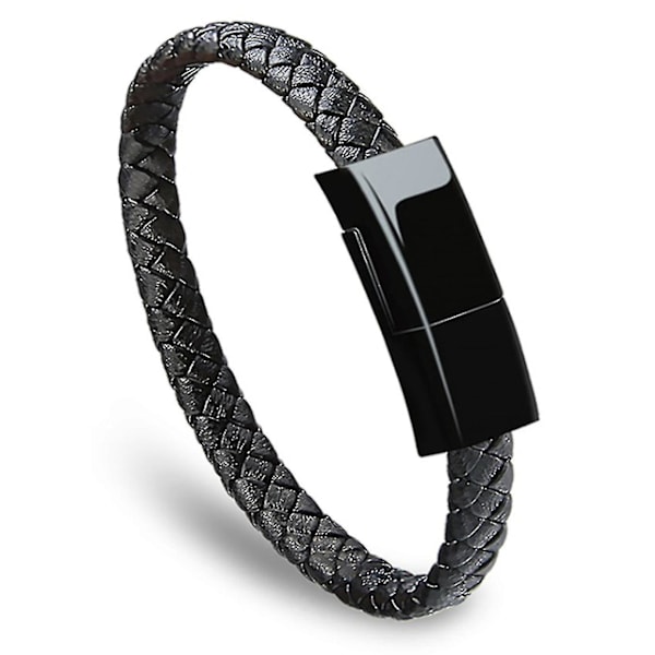 USB Ladekabel Armbånd Mote Håndleddslader Datakabel-
