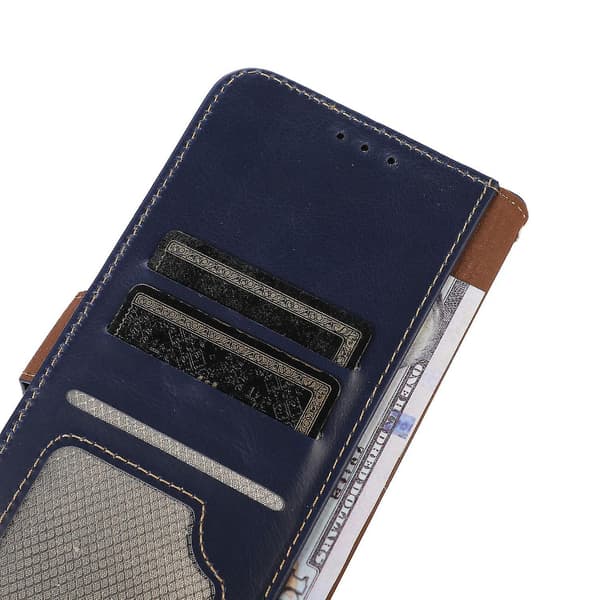 Nokia C22 Wallet Case Ægte Læder Stand Folio Telefon Cover