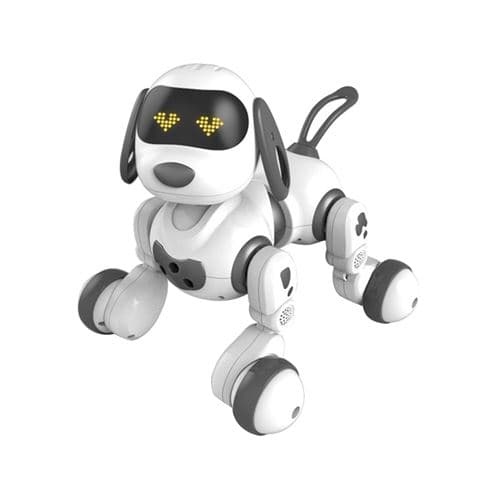 Fjärrkontroll Robot Leksakshund för Elektroniska Husdjur 22cm - Vit