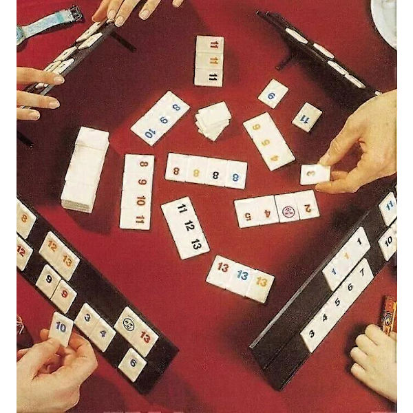 Rummy Spil Rummy Brætspil til 2 til 4 spillere sæt med pose