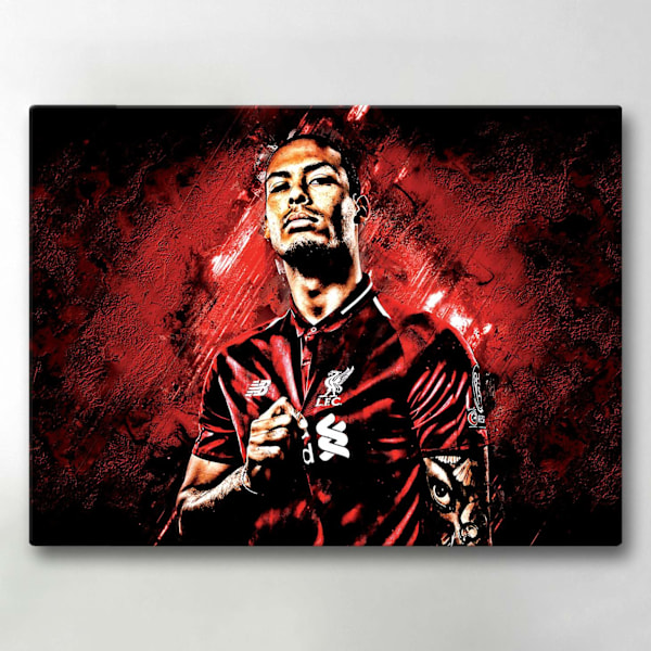 Canvas / Tavla - Virgil van Dijk - 40x30 cm - Canvas 358
