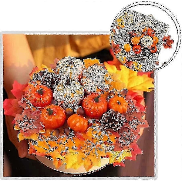 Efterårsdekorationssæt Thanksgiving Dekoration Sæt Efterårstema Fest til Halloween Efterår