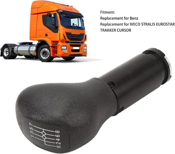Kraftig ABS lastebil girskiftknapp erstatning for STRALIS EUROSTAR TRAKKER CURSOR Obest 8 gir