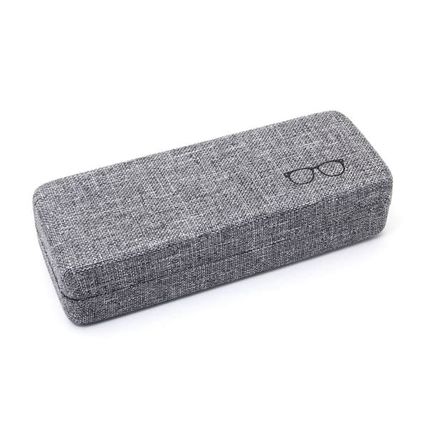 Robust Beskyttende Hardcase Brilleetui Tekstil - Grå