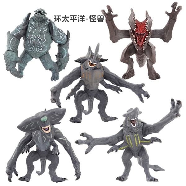 Pacific Rim Wanderer Docka Vit Orm Hat Lingbei Sköldpadda Lie Huvud Mecha Monster Docka Modell Ornament Pacific Rim - Abomination
