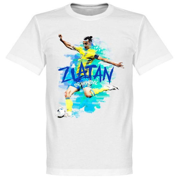 2022 Sommar Svenska Landslaget Ibrahimovic Minnesutgåva Fotbollströja Lös Bomulls Fotbolls T-shirt G S