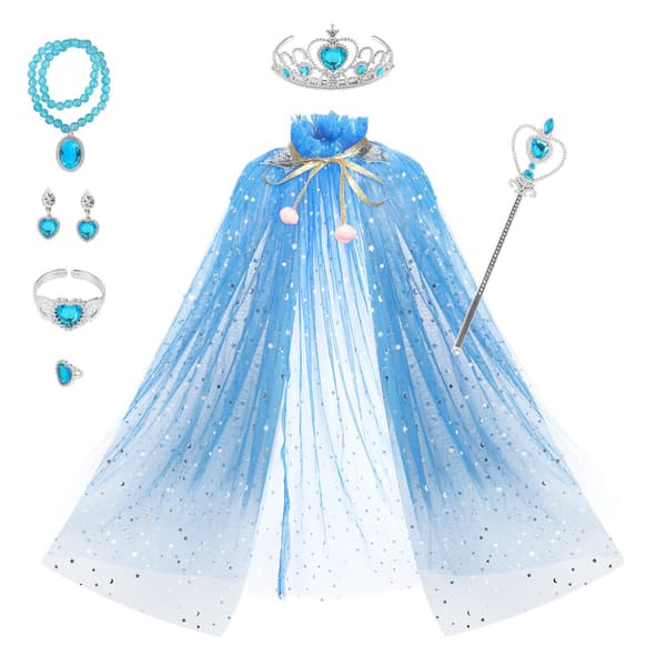 Paillet-kappe og prinsessekrone-sæt til piger til fotorekvisitter og kostumer CAP-H01 Crown Set 4 One size fits all children