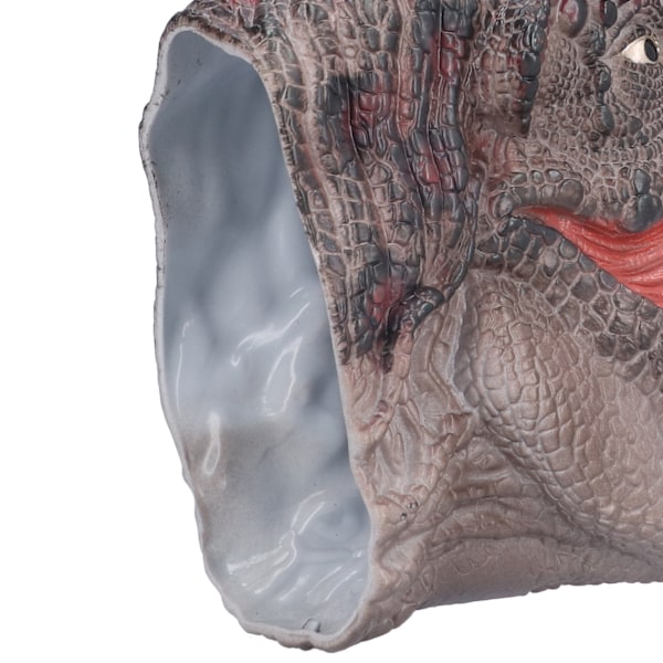 Handdocka i Gummi Dinosaurie, Portabel, Handmålad, Bekvämt Grepp, Tyrannosaurus Handdocka