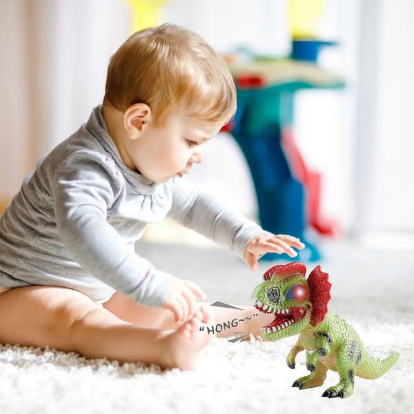 Realistisk Dinosaurie Docka - Roliga & Lärorika Leksaksset