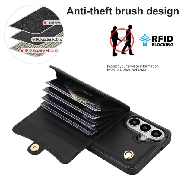 Samsung Galaxy S26 5G Cover med RFID-kortplads og lang snor
